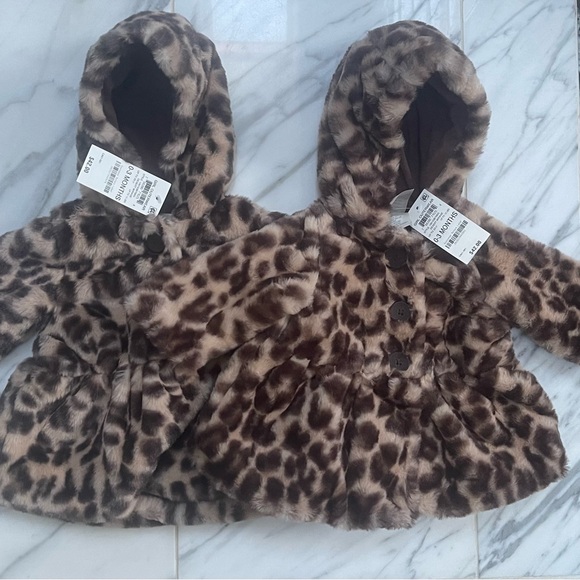 LEOPARD FAUX FUR BABY OUTERWEAR , YOUR TWINS WILL LOOK ADORABLE AND STAY WARM❣️ - Picture 7 of 11